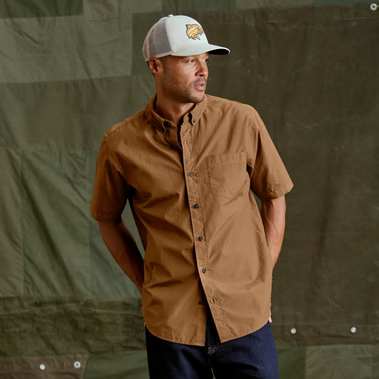 Orvis Garment-Dyed Poplin Short-Sleeve Shirt