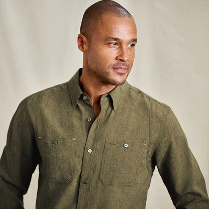 Orvis Men's Tech Chambray Long-Sleeve Work Shirt