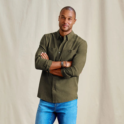 Orvis Men's Tech Chambray Long-Sleeve Work Shirt