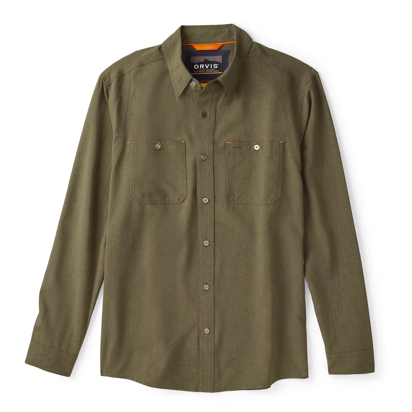Orvis Men's Tech Chambray Long-Sleeve Work Shirt