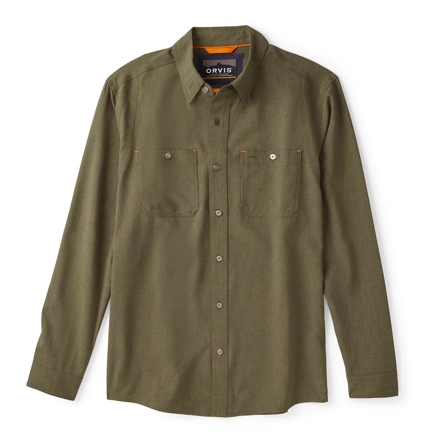 Orvis Men's Tech Chambray Long-Sleeve Work Shirt