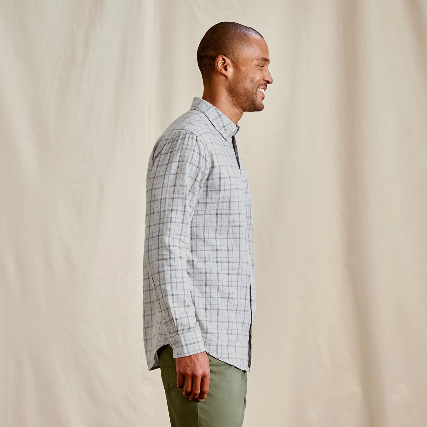 Orvis Men's Sunderland Brushed Twill Long-Sleeve Shirt