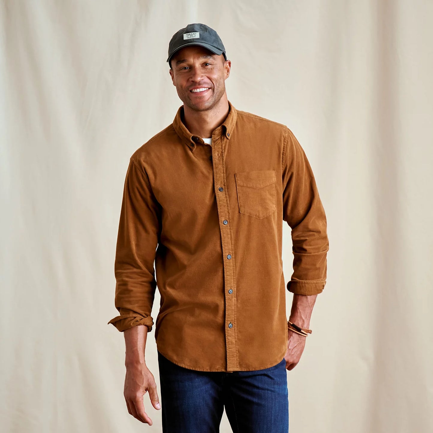 Orvis Men's Lightweight Corduroy Long-Sleeve Shirt