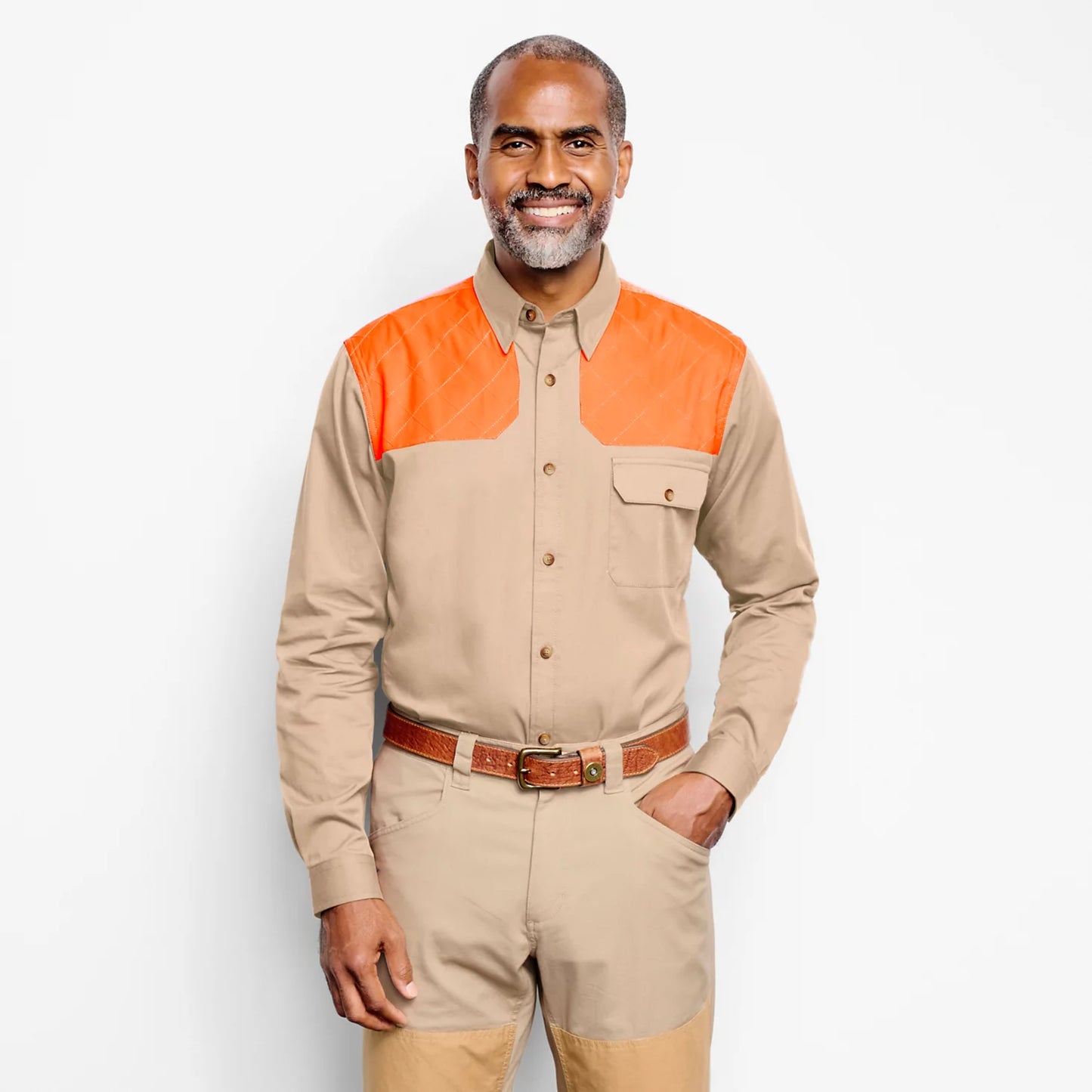 Orvis Men's Long-Sleeve Midweight Shooting Shirt