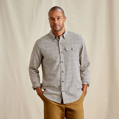 Orvis Spencer Houndstooth Pure Cotton Long-Sleeve Shirt
