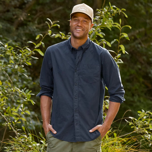 Orvis Garment-Dyed Poplin Long-Sleeve Shirt