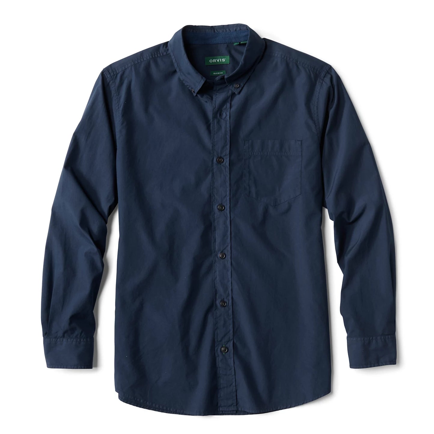 Orvis Garment-Dyed Poplin Long-Sleeve Shirt