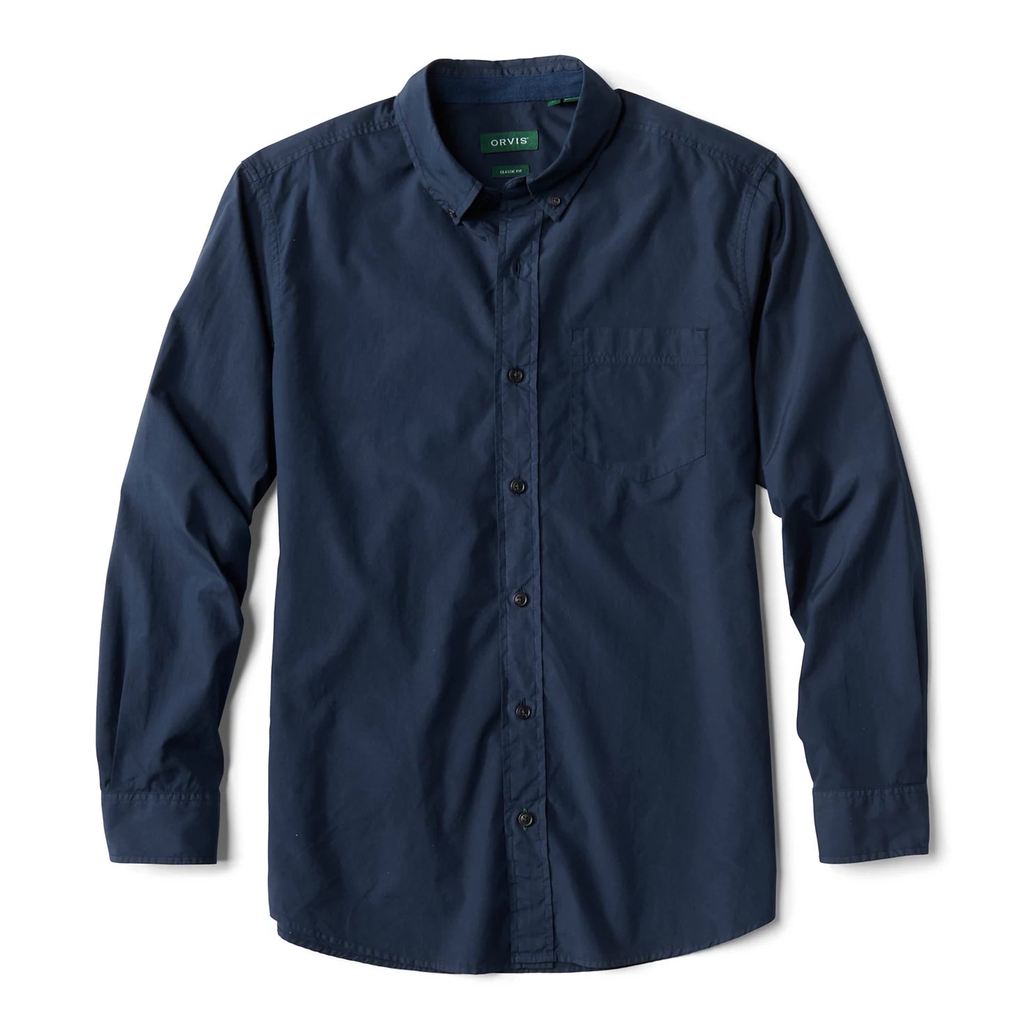 Orvis Garment-Dyed Poplin Long-Sleeve Shirt