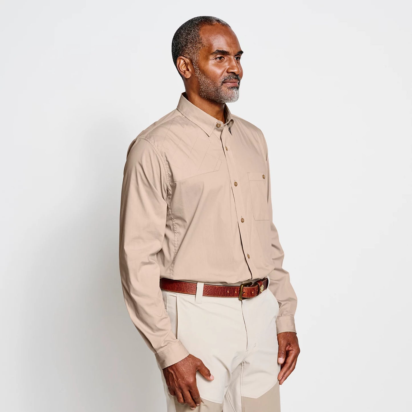 Orvis Men's Featherweight Long-Sleeved Shooting Shirt