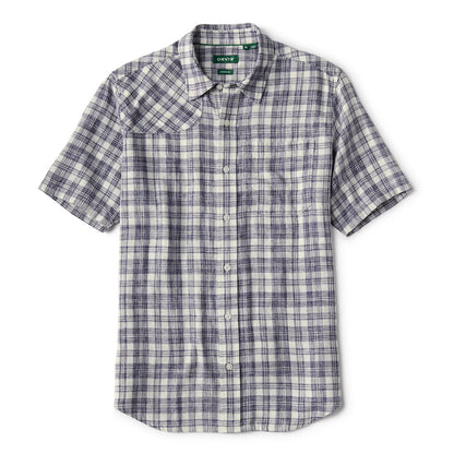 Orvis Space-Dyed Plaid Short-Sleeve Shirt