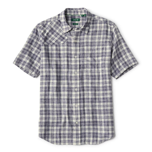 Orvis Space-Dyed Plaid Short-Sleeve Shirt