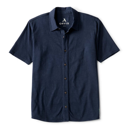 Orvis Men's Bromley Knit Button-Down Short-Sleeve Shirt