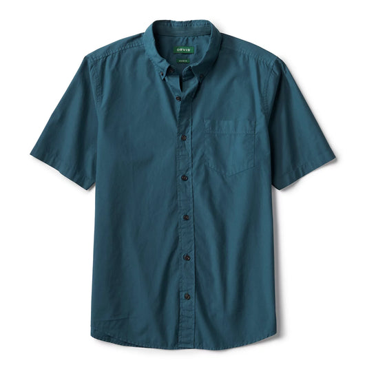 Orvis Garment-Dyed Poplin Short-Sleeve Shirt