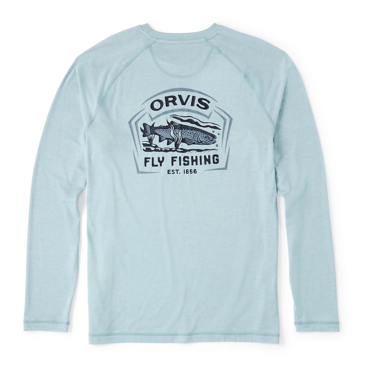 Orvis Men's DriCast™ Long-Sleeve Graphic Crew