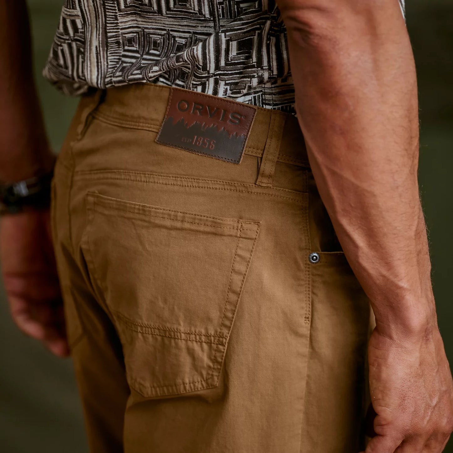 Orvis Men's 1856 Stretch Twill 5-Pocket Pants