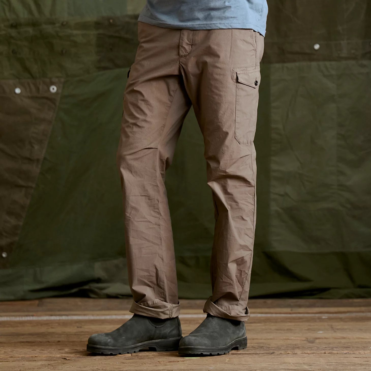 Orvis Men's 1856 Stretch Poplin Regular Fit Cargo Pants