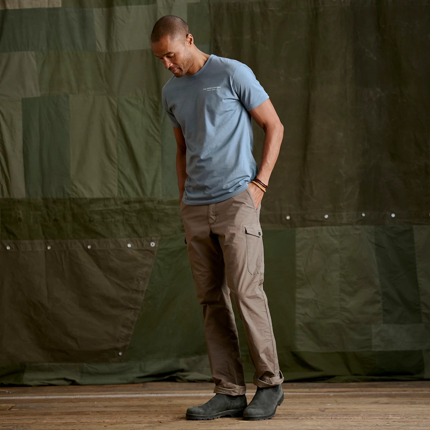 Orvis Men's 1856 Stretch Poplin Regular Fit Cargo Pants