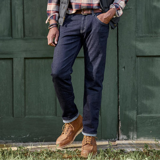 Orvis Mavi Marcus Organic Selvedge Denim Slim Straight Jeans