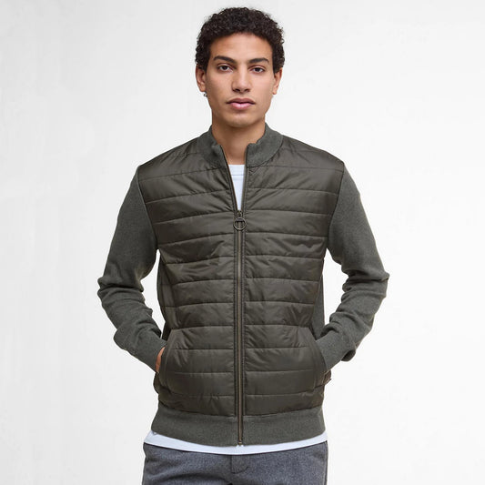 Orvis Barbour® Essential Carn Baffle Zip-Through Knitted Sweater