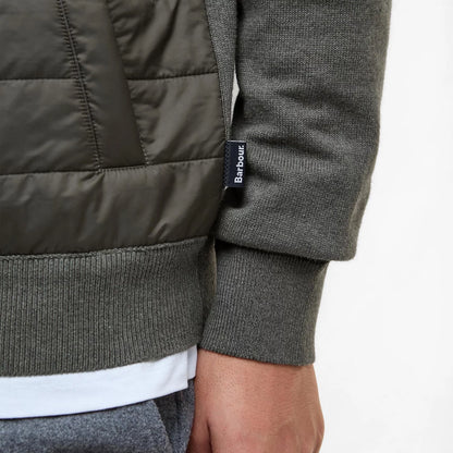Orvis Barbour® Essential Carn Baffle Zip-Through Knitted Sweater