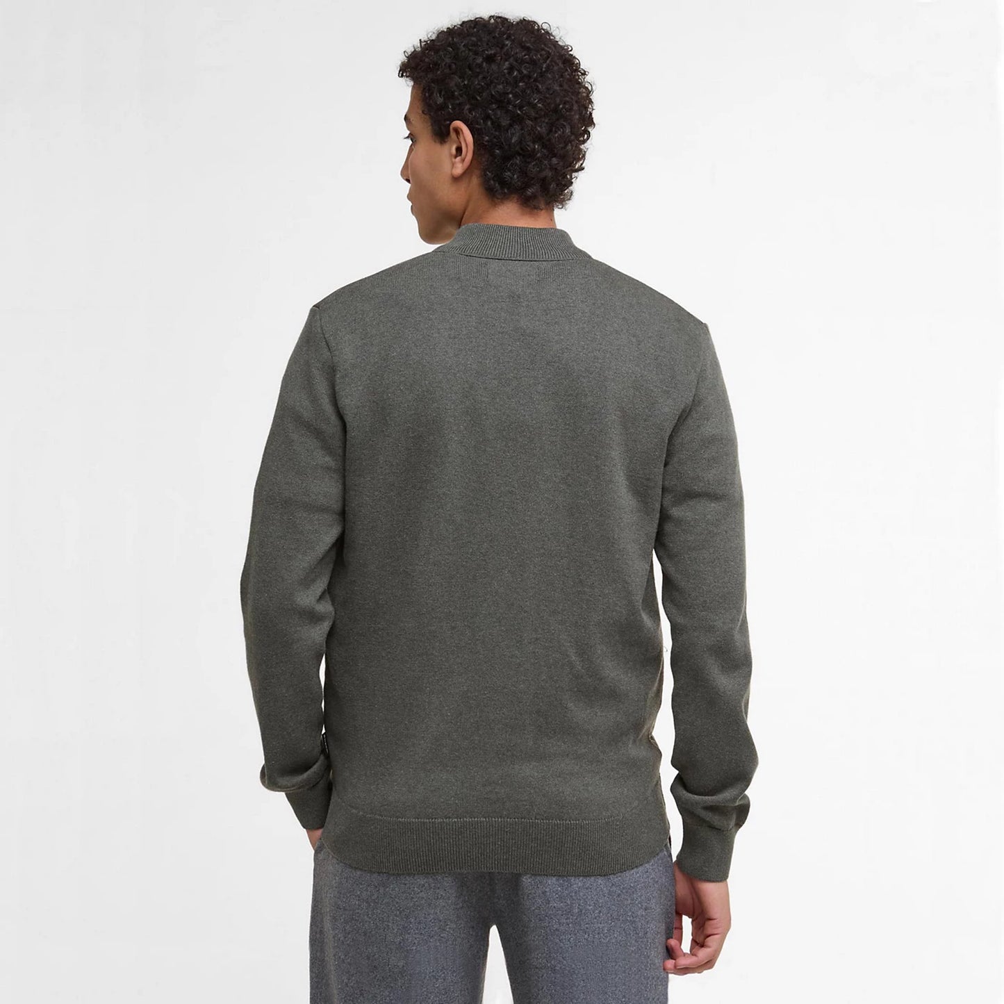 Orvis Barbour® Essential Carn Baffle Zip-Through Knitted Sweater