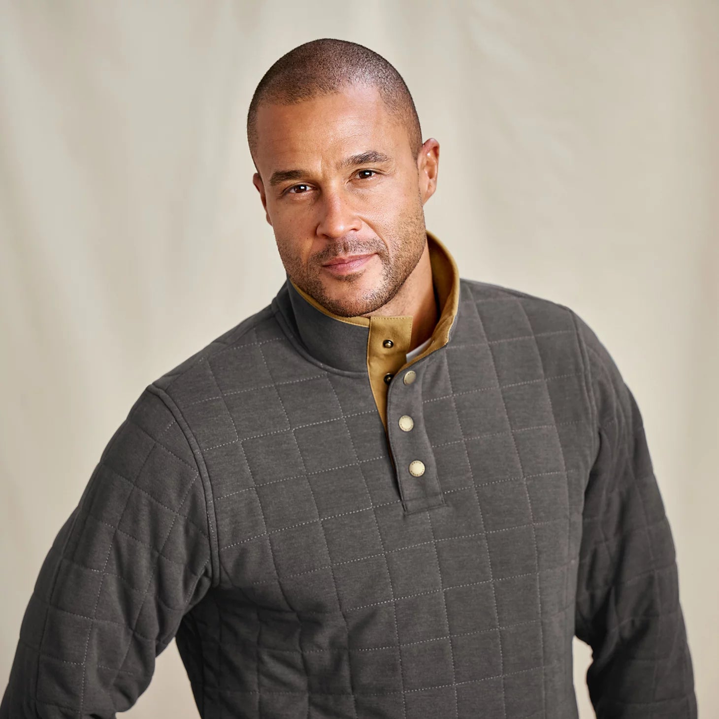 Orvis Men's Battenkill Quilted 1/4-Snap Sweatshirt