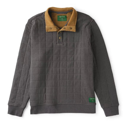 Orvis Men's Battenkill Quilted 1/4-Snap Sweatshirt