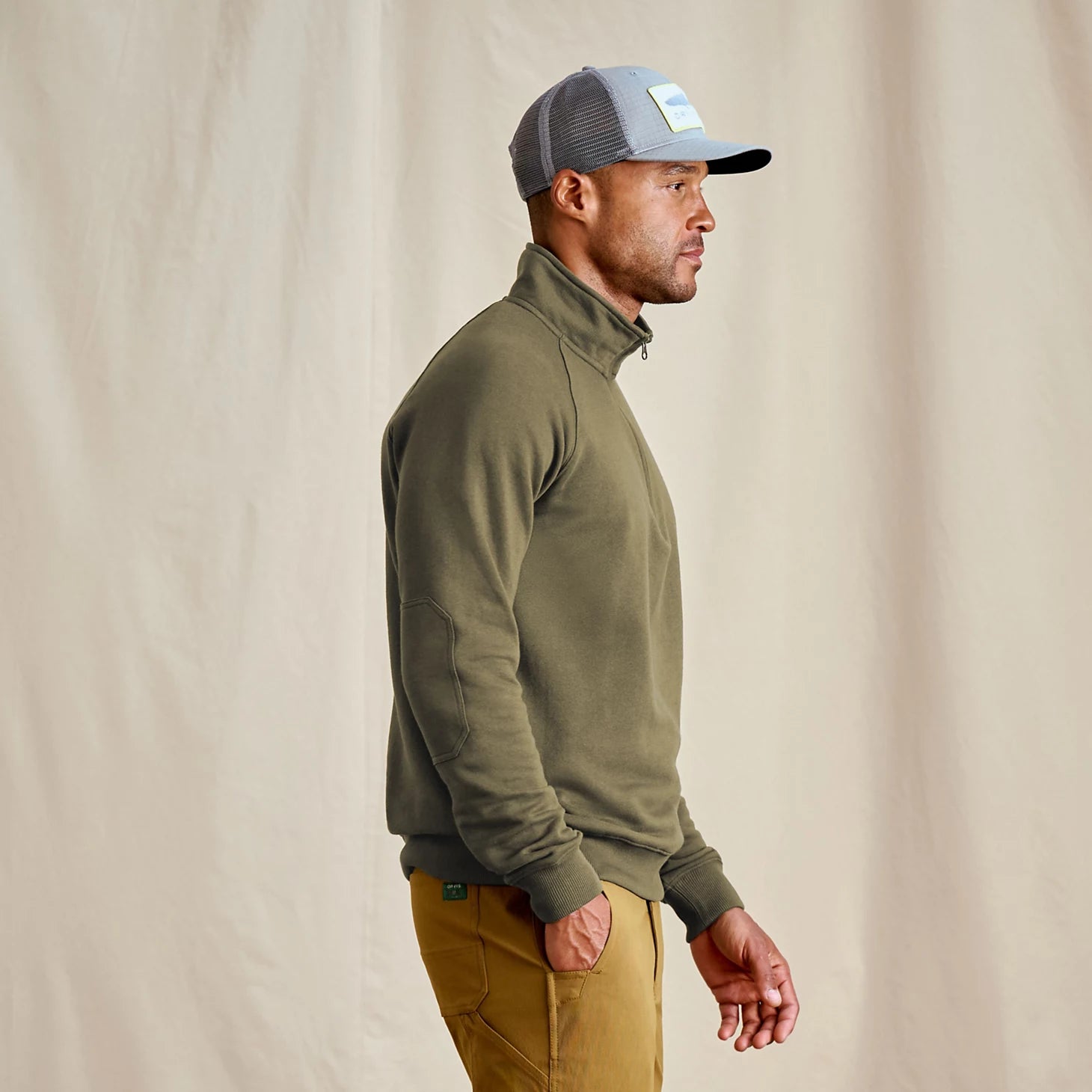 Orvis Men's Campfire 1/4-Zip Sweatshirt