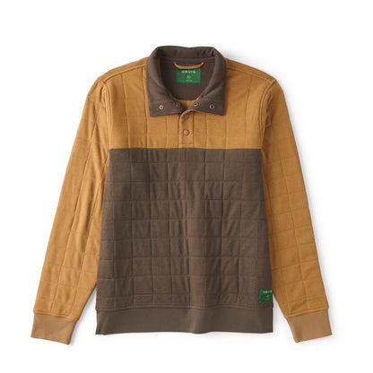 Orvis Men's Battenkill Colorblock Quilted 1/4-Snap Sweatshirt