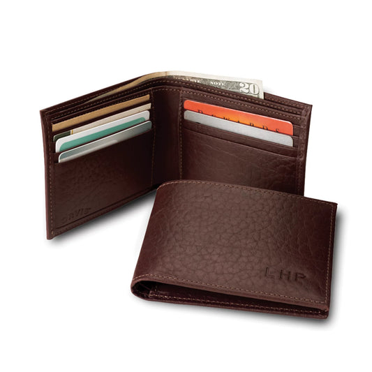 Orvis American Bison Thinfold Leather Wallet