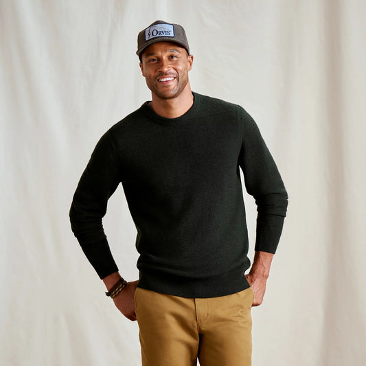 Orvis Merino Piqué Crewneck Sweater