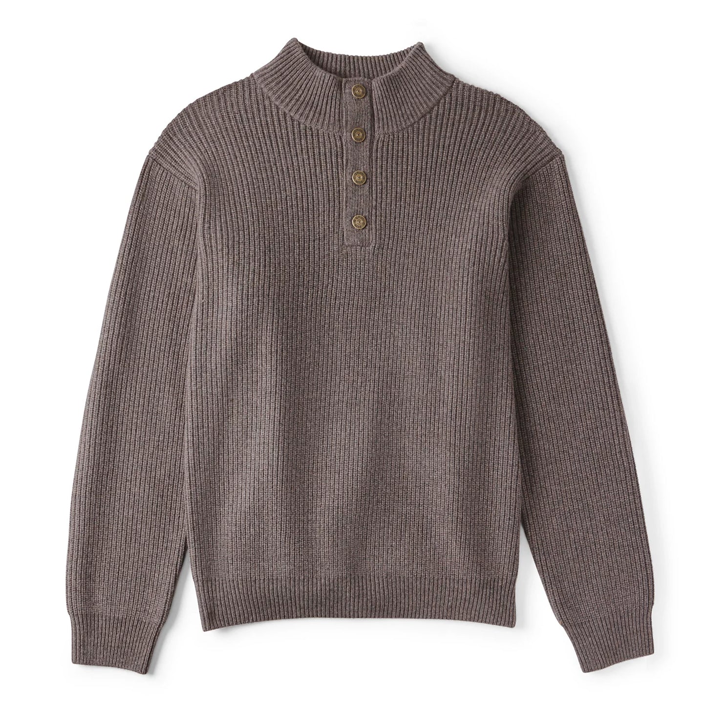 Orvis Quail Creek Button Mockneck Pullover