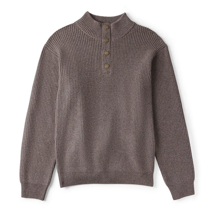 Orvis Quail Creek Button Mockneck Pullover