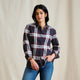 NAVY RAISIN PLAID