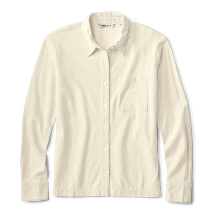 Orvis Women's Bromley Knit Button-Down Long-Sleeve Shirt