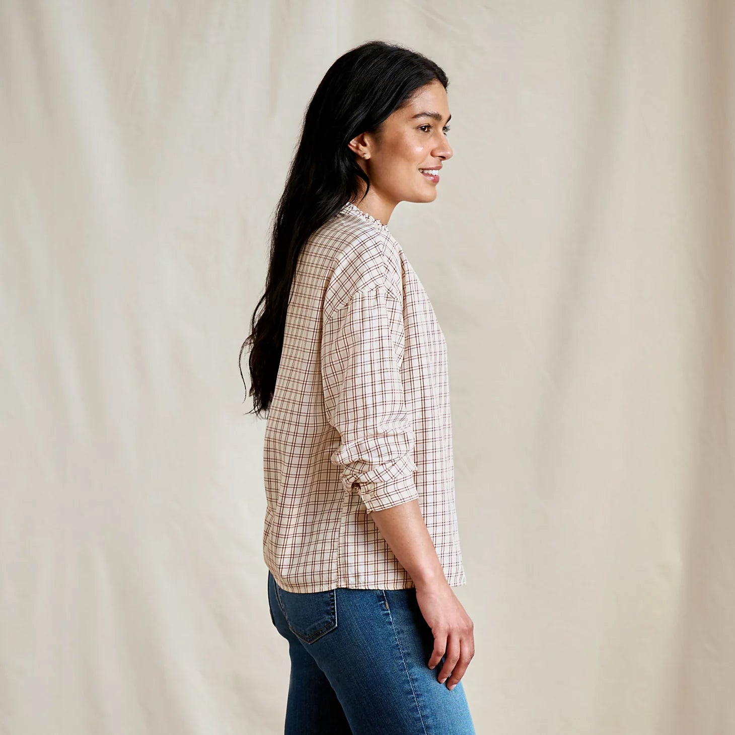 Orvis Women's Sunderland Brushed Twill Long-Sleeve Top