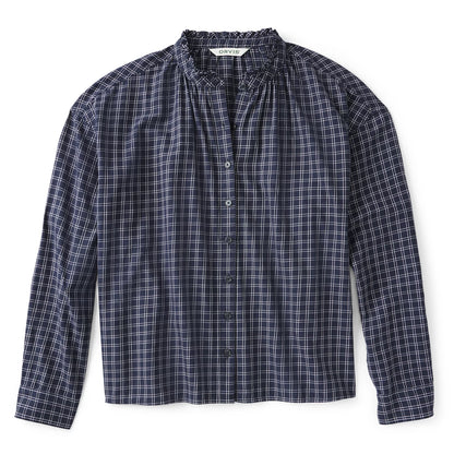 NAVY MINI WINDOWPANE,XS