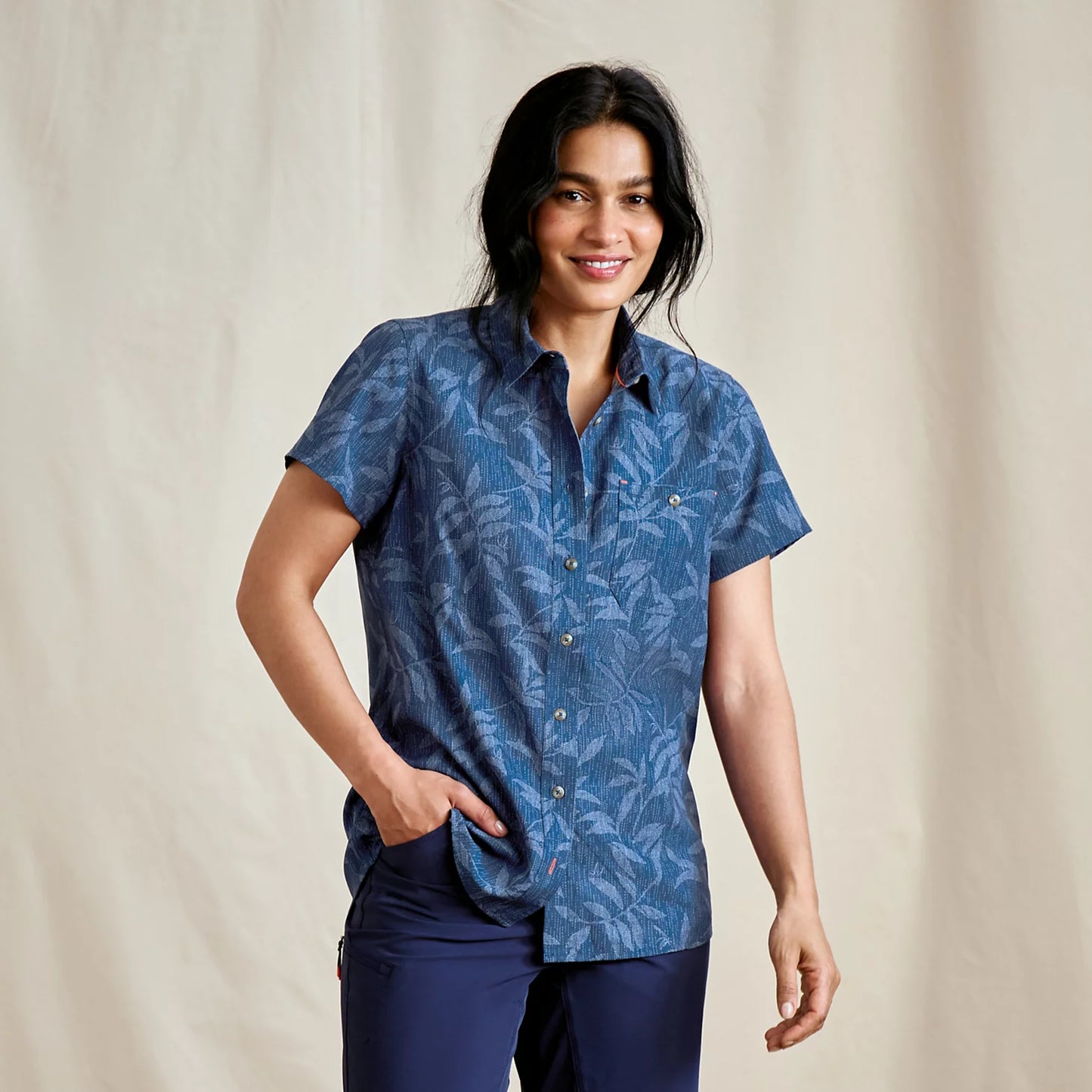 Orvis Women's Tech Chambray Short-Sleeve Work Shirt