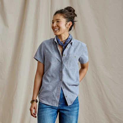 BLUE CHAMBRAY,XS