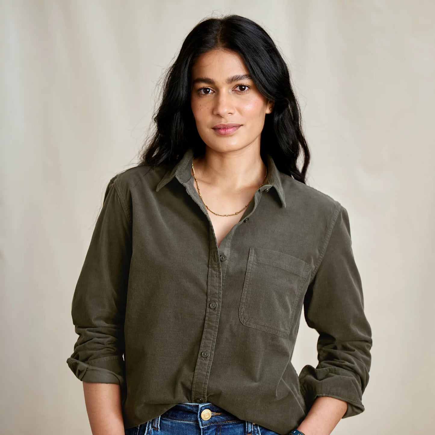 Orvis Corduroy Button-Down Long-Sleeve Shirt