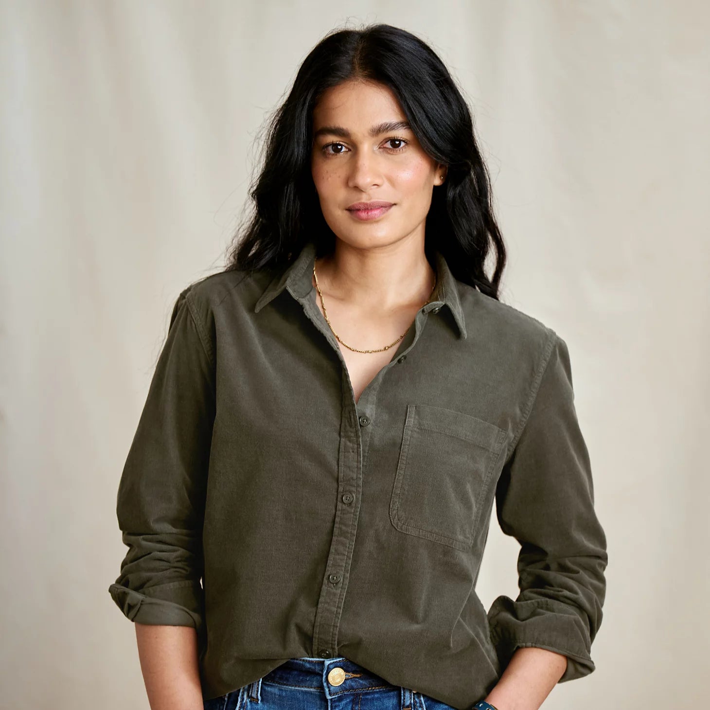 Orvis Corduroy Button-Down Long-Sleeve Shirt