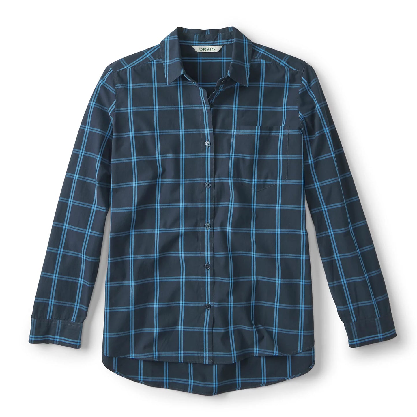 Orvis Women's Heritage Poplin Plaid Long-Sleeve Shirt
