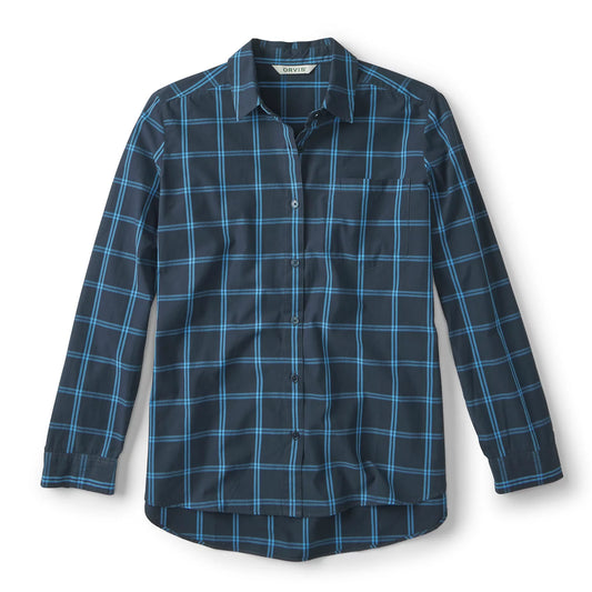 Orvis Women's Heritage Poplin Plaid Long-Sleeve Shirt