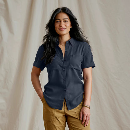 Orvis Washable Silk Short-Sleeve Camp Shirt