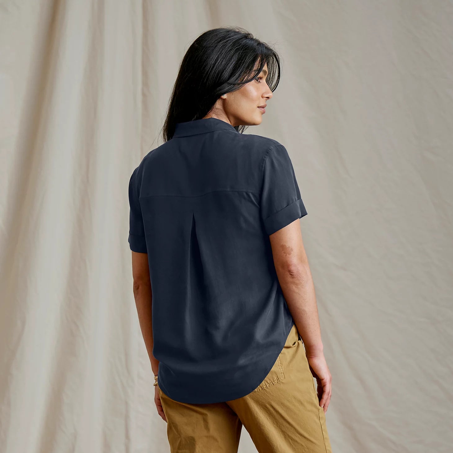 Orvis Washable Silk Short-Sleeve Camp Shirt