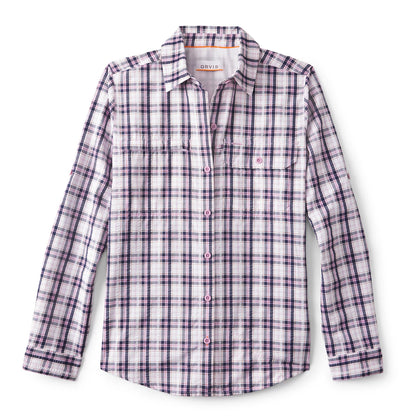 Orvis Women's Open Air Caster Plaid Long-Sleeve Shirt