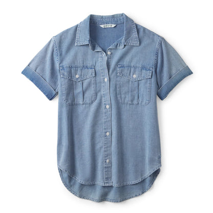 Orvis Denim Short-Sleeve Camp Shirt