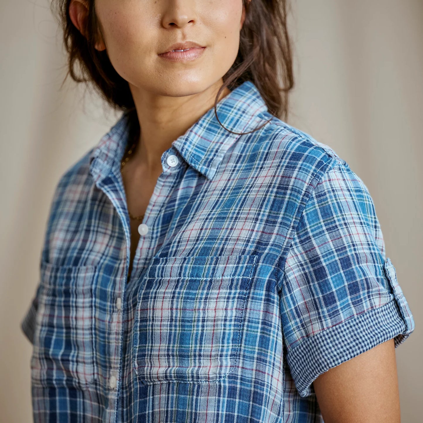 Orvis Plaid Gauze Short-Sleeve Camp Shirt