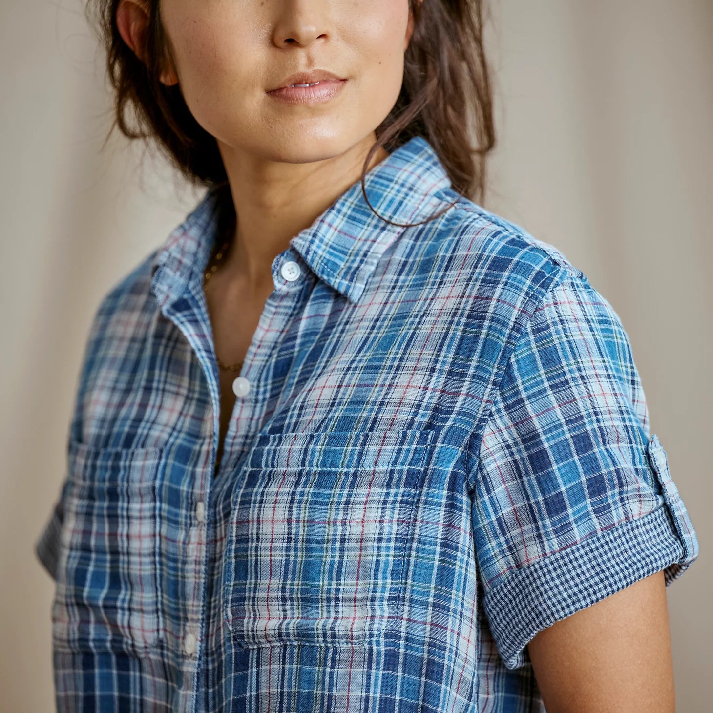 Orvis Plaid Gauze Short-Sleeve Camp Shirt