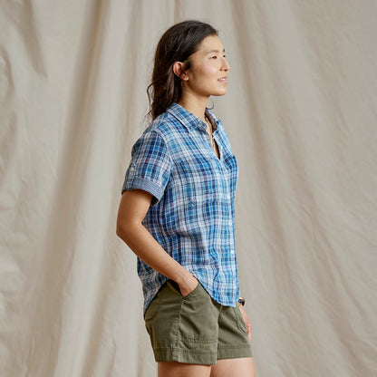 Orvis Plaid Gauze Short-Sleeve Camp Shirt